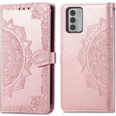 imoshion Mandala Klapphülle für das Nokia G42 - Rose Gold