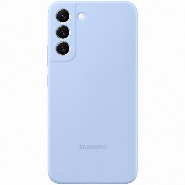 Samsung Original Silikon Cover für das Galaxy S22 Plus - Sky Blue