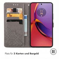 imoshion Mandala Klapphülle Motorola Moto G84 - Grau