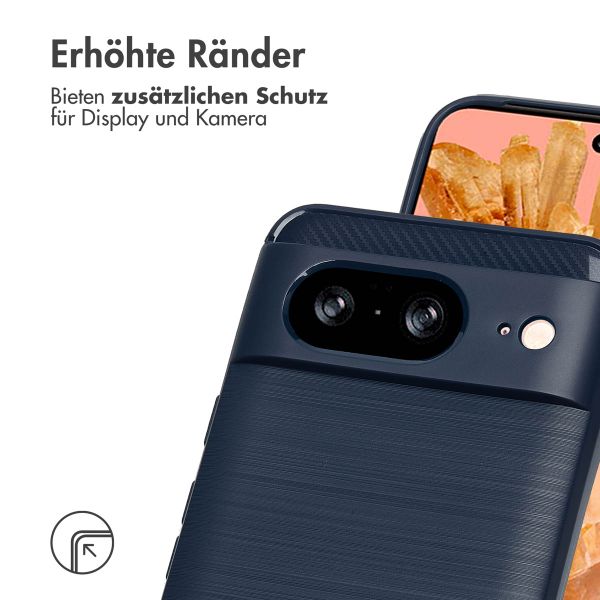 imoshion Brushed Back Cover Google Pixel 8 - Dunkelblau