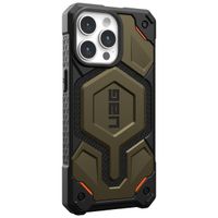 UAG Monarch Pro Backcover für das iPhone 15 Pro Max - Kevlar Element Green