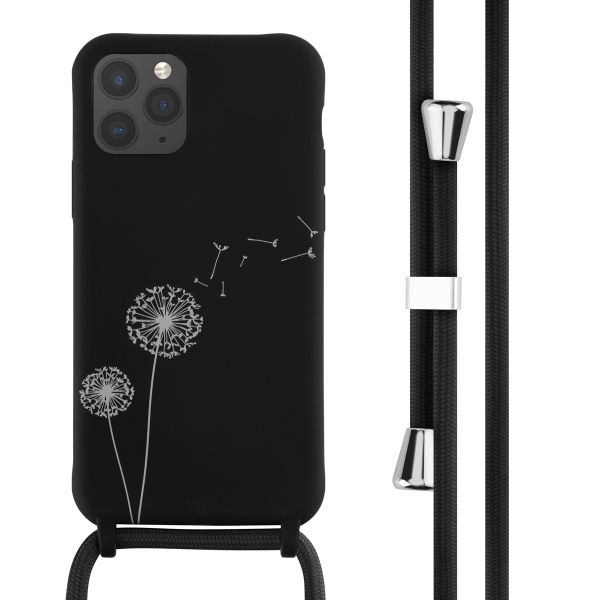 imoshion Silikonhülle design mit Band für das iPhone 11 Pro - Dandelion Black