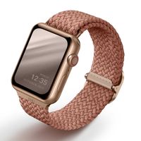 Uniq Aspen Geflochtenes Armband für das  Apple Watch Series 1 t/m 11 / SE / Ultra (44/45/46/49 mm) - Grapefruit Pink