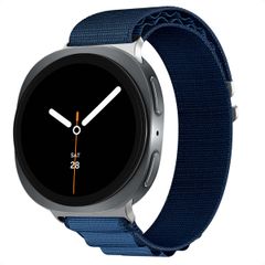imoshion Nylon Alpine Armband für das  Samsung Galaxy Watch 8 (40/44mm) / Classic (46mm) - Dunkelblau
