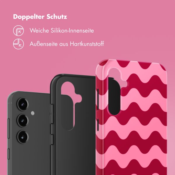 Selencia Vivid Back Cover Samsung Galaxy S23 FE - Wave Vibes Lipstick