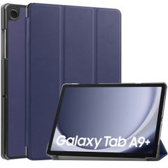 imoshion Trifold Klapphülle für das Samsung Galaxy Tab A9 Plus - Dunkelblau