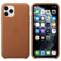 Apple Leder-Case Saddle Brown für das Apple iPhone 11 Pro