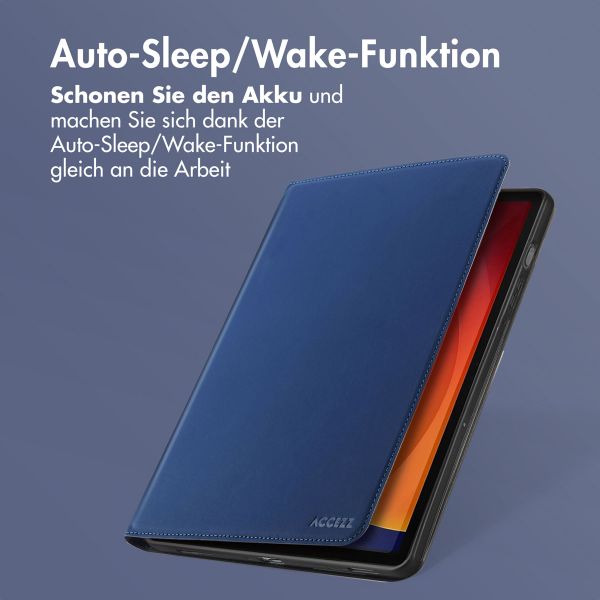 Accezz Classic Tablet Case für das Samsung Galaxy Tab S10 Ultra / Tab S9 Ultra - Dunkelblau