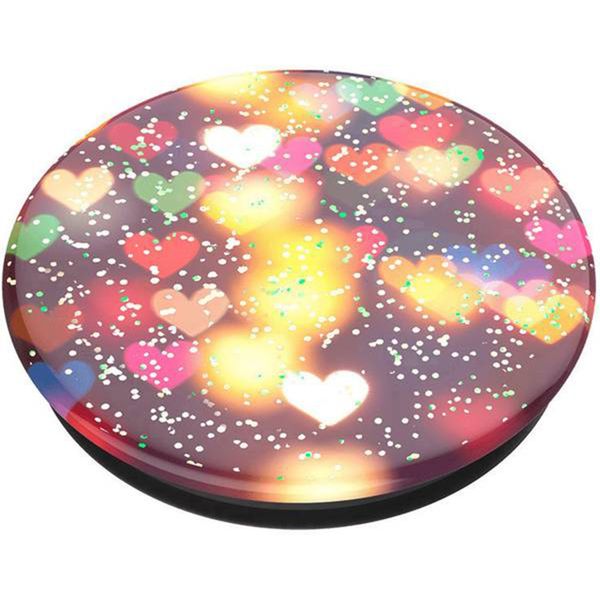 PopSockets PopGrip - Abnehmbar - Glitter Bokeh Hearts