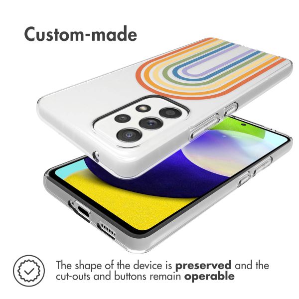 imoshion Design Hülle für das Samsung Galaxy A53 - Rainbow