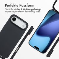 imoshion SilikonHülle mit Band Apple iPhone Air - Schwarz