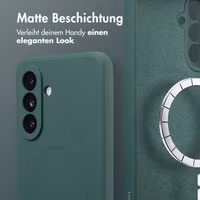 imoshion Color Back Cover mit MagSafe Samsung Galaxy A56 - Dunkelgrün