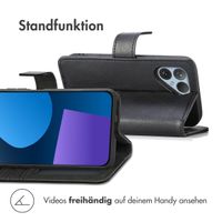 imoshion Luxuriöse Klapphülle Fairphone 5 - Schwarz