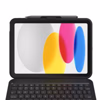 ZAGG ZAGG Tough Keys QWERTZ Keyboard Klapphülle für das Apple iPad 11 (2025) 11 Zoll A16  / iPad 10 (2022) 10.9 Zoll - Schwarz