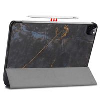 imoshion Design Trifold Klaphülle Apple iPad Pro 11 (2022/2021) - Black Marble