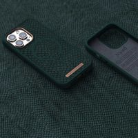 Njorð Collections Salmon Leather MagSafe Case für das iPhone 13 Pro - Dark Green