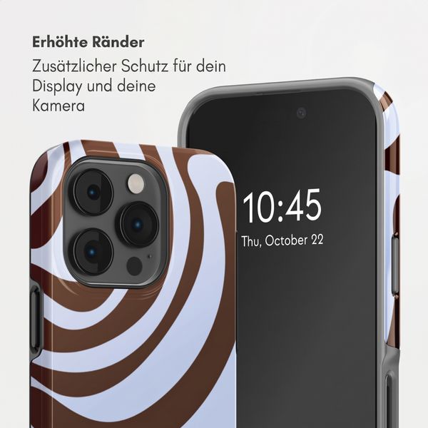 Selencia Vivid Back Cover Apple iPhone 14 Pro - Dream Swirl Chocolate