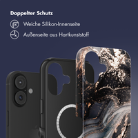 Selencia Vivid Rückabdeckung mit MagSafe Apple iPhone 17 - Chic Marble Black