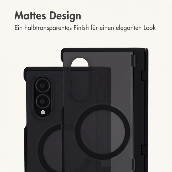 imoshion Frosted Backcover mit MagSafe und Ständer Samsung Galaxy Z Fold 8 - Schwarz