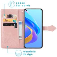 imoshion Mandala Klapphülle für das Oppo A76 (4G) - Rose Gold