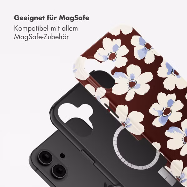 Selencia Vivid Rückabdeckung mit MagSafe Apple iPhone 16 - Choco Flower Pop