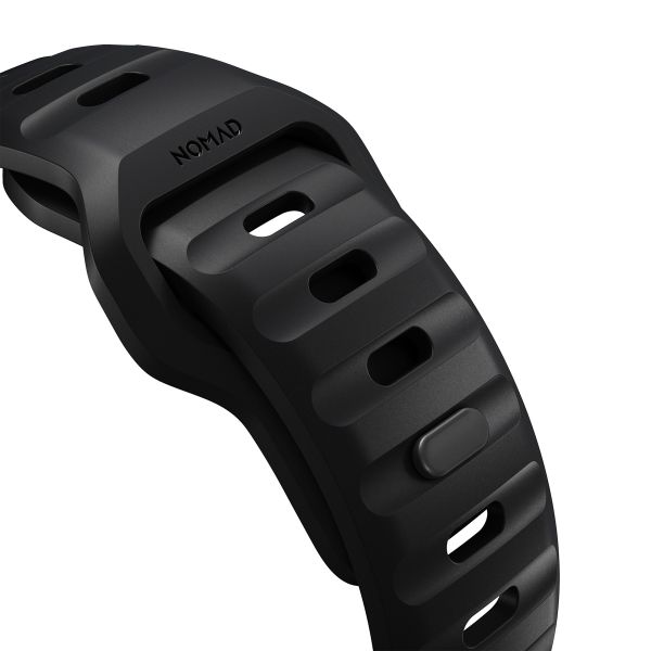 Nomad Sport Armband FKM für das  Apple Watch Series 1 t/m 11 / SE / Ultra (44/45/46/49 mm) - Schwarz