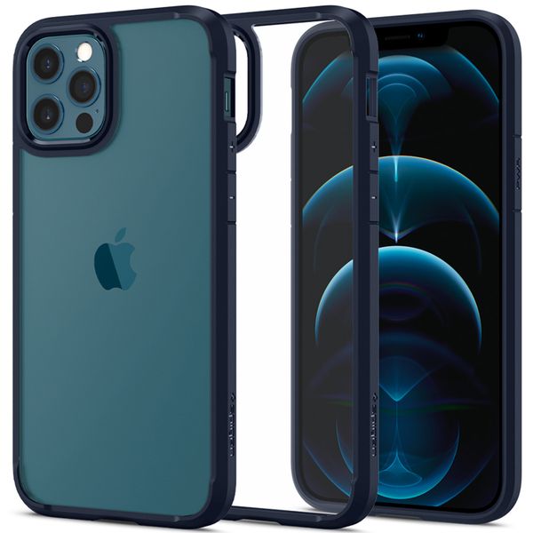 Spigen Ultra Hybrid™ Case für Apple iPhone 12 (Pro) - Dunkelblau