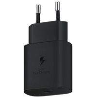 Samsung Original Fast Charging Adapter USB-C Oplader in Fabrikverpackung - 25 Watt - Schwarz