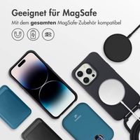 imoshion Color Backcover mit abnehmbarem Handykette und MagSafe Apple iPhone 14 Pro - Schwarz