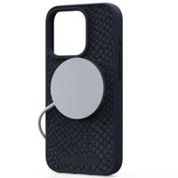 Njorð Collections Salmon Leather MagSafe Case für das iPhone 15 Pro - Black