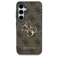 Guess 4G Metal Logo Back Cover Samsung Galaxy S25 Plus - Braun