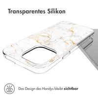 imoshion Design Hülle für das iPhone 14 Pro Max - White Marble