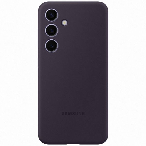 Samsung Original Silikon Cover für das Galaxy S24 - Dark Violet