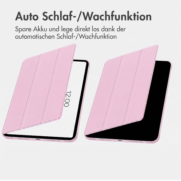 imoshion Trifold Klapphülle Apple iPad 11 (2025) 11 Zoll A16 / iPad 10 (2022) 10.9 Zoll - Rosa