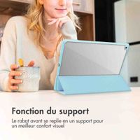 imoshion Trifold Hardcase Klapphülle Samsung Galaxy Tab S9 11.0 Zoll - Hellblau