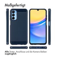 imoshion Brushed Back Cover Samsung Galaxy A15 (5G/4G) - Dunkelblau