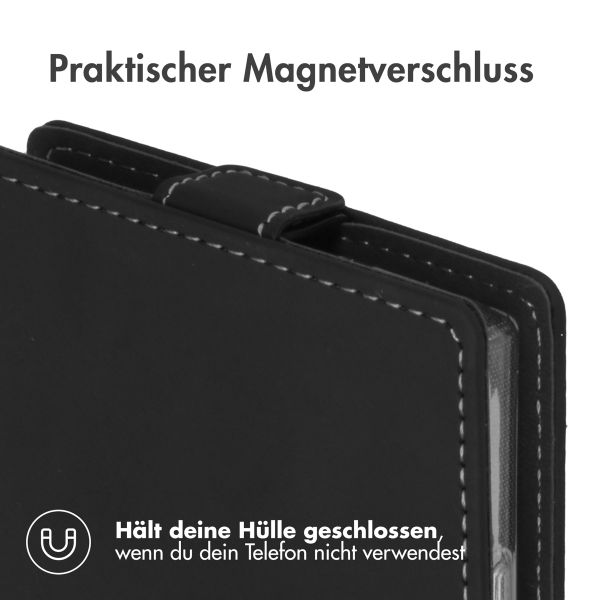 Accezz Flip Case für das Samsung Galaxy S23 Ultra - Schwarz