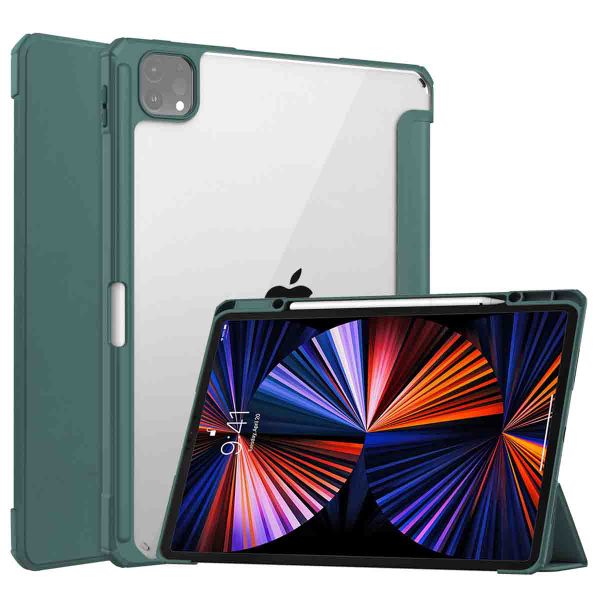 imoshion Trifold Hardcase Klapphülle Apple iPad Pro 12.9 (2018/2020/2021/2022) - Grün