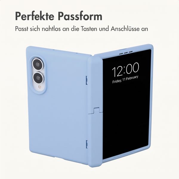 imoshion Color Backcover mit Ständer Samsung Galaxy Z Fold 8 - Hellblau