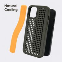 Callbuddy Hülle mit Strap Apple iPhone 17e / 16e / 15 / 14 / 13 - Camo Orange