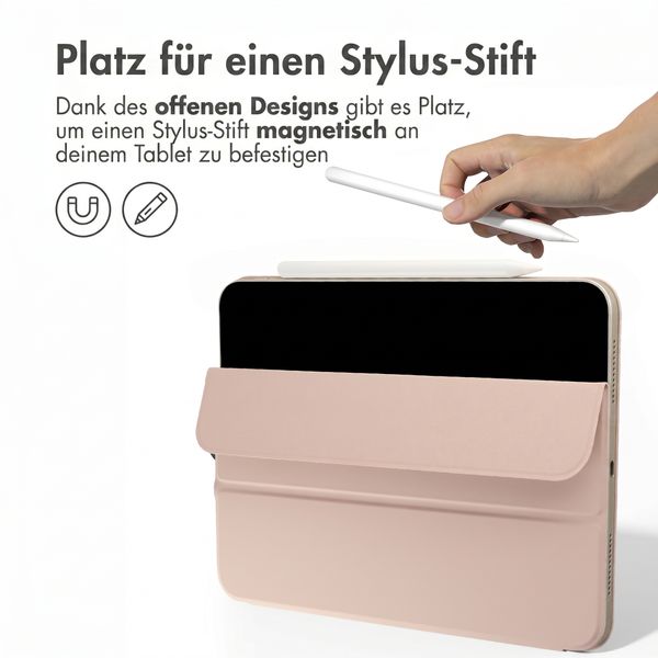 imoshion Magnetic Klapphülle Apple iPad 11 (2025) 11 Zoll A16 / iPad 10 (2022) 10.9 Zoll - Beige