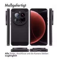 imoshion Brushed Back Cover Xiaomi 15 Ultra - Schwarz