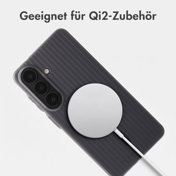 Accezz Lite Backcover mit MagSafe | Fluted | Samsung Galaxy S26 - Grau
