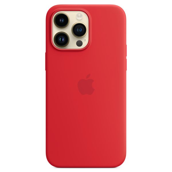 Apple Silikon-Case MagSafe für das Apple iPhone 14 Pro Max - Rot