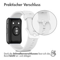 imoshion Silikonband für das  Huawei Watch Fit - Weiß