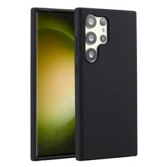 Accezz Liquid Silikoncase Samsung Galaxy S23 Ultra - Schwarz