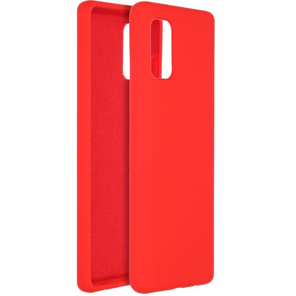 Accezz Liquid Silikoncase Rot für das Samsung Galaxy A41