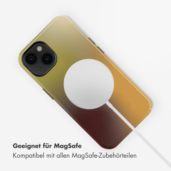 Selencia Vivid Rückabdeckung mit MagSafe Apple iPhone 14 - Gradient Olive Dust
