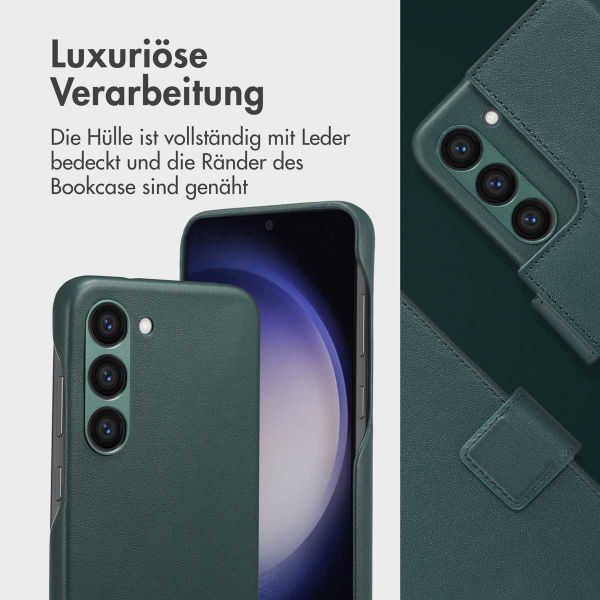 Accezz 2-in-1 Klapphülle aus Leder mit MagSafe Samsung Galaxy S23 - Cedar Green