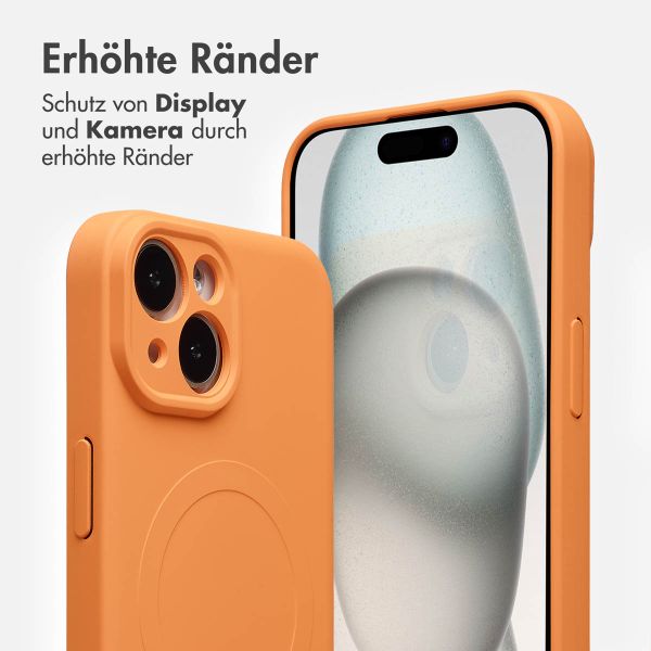 imoshion Color Back Cover mit MagSafe Apple iPhone 15 - Neon Orange